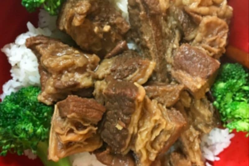 D1. Rice with Beef Brisket