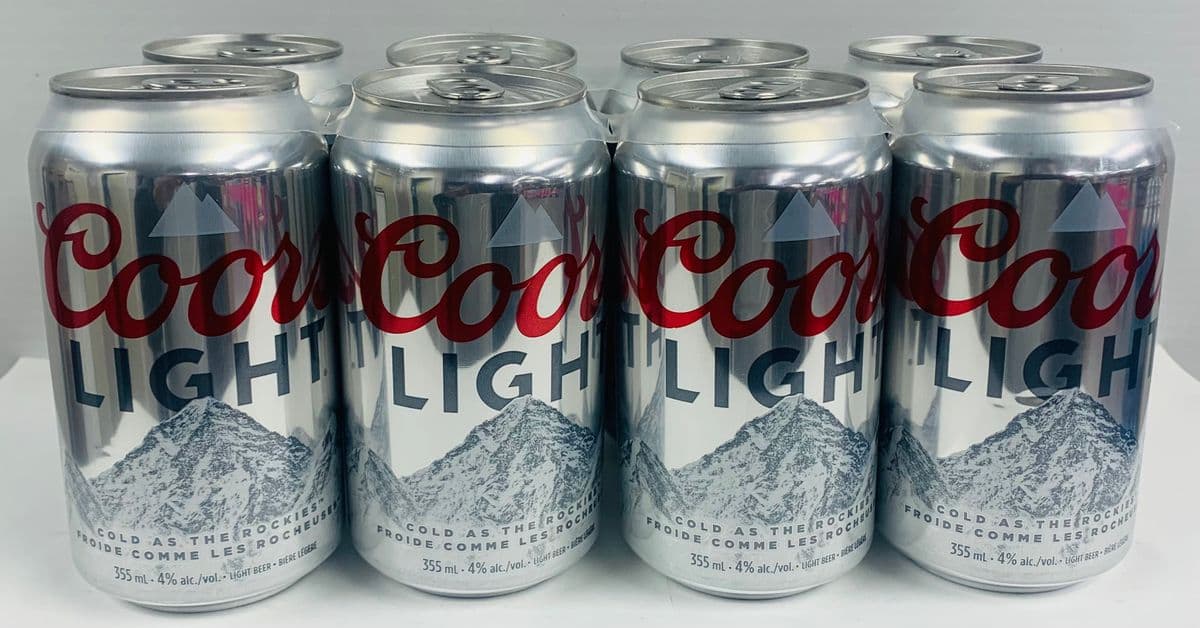 Coors Light (8 x 355 ml Cans)