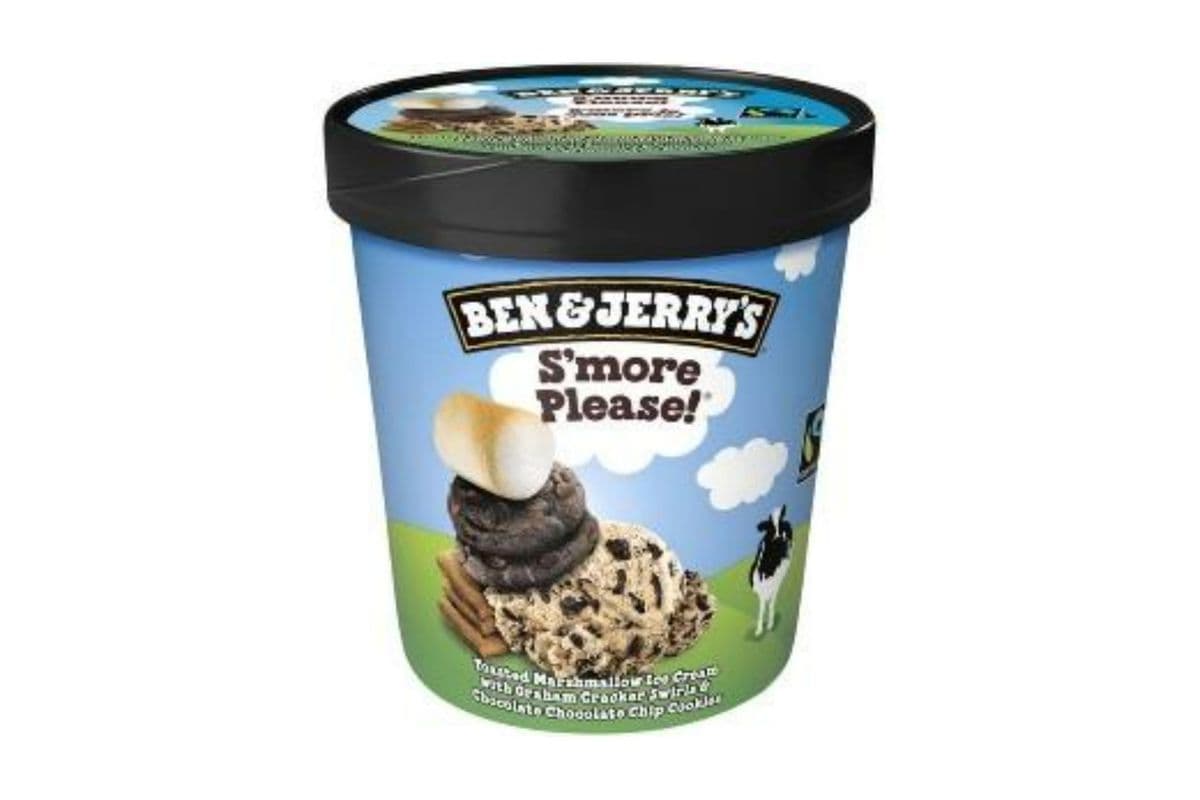 Ben & Jerry's Ice Cream - S'more Please! Ice Cream (473ml)