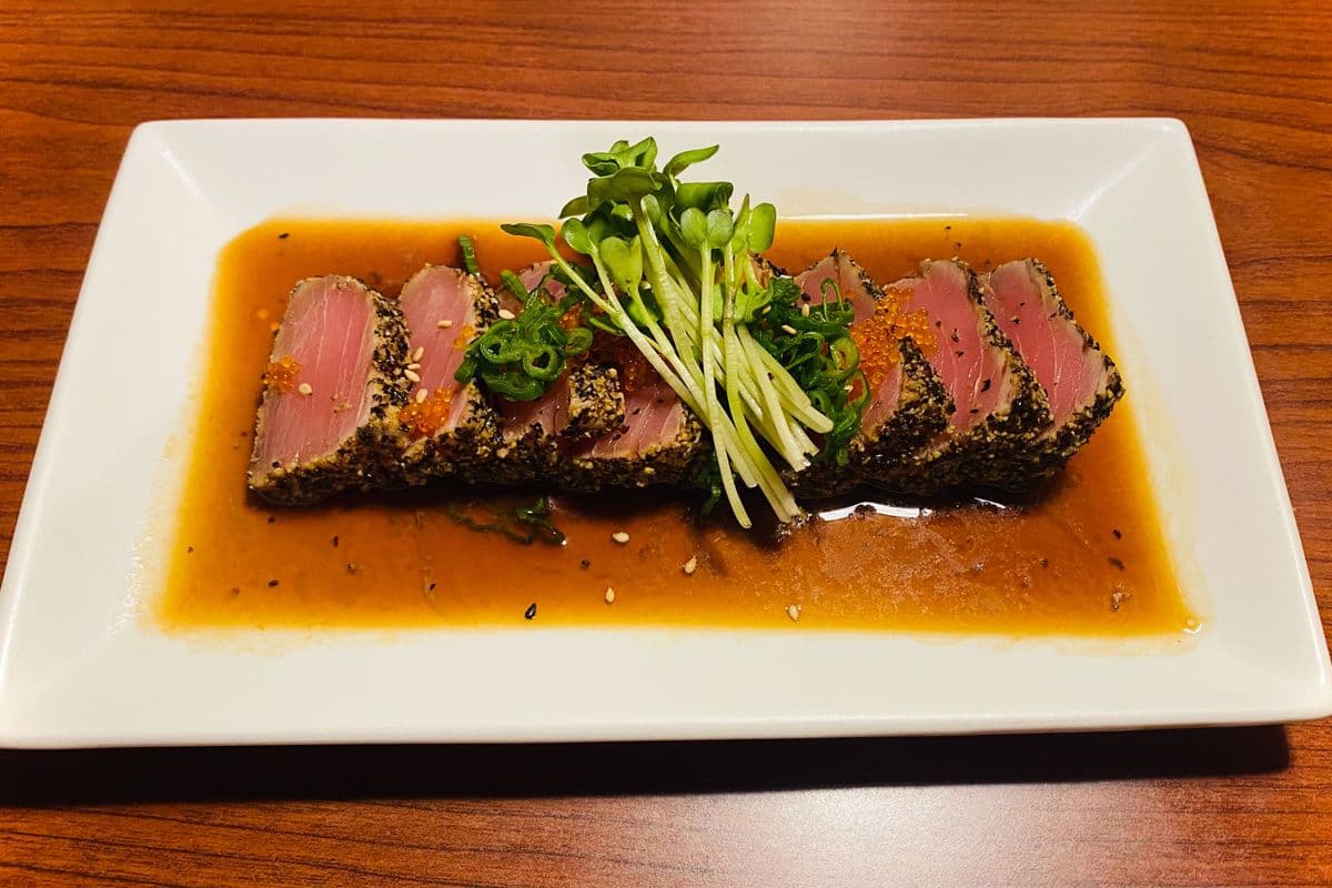 Pepper Ahi red Tuna TaTaki