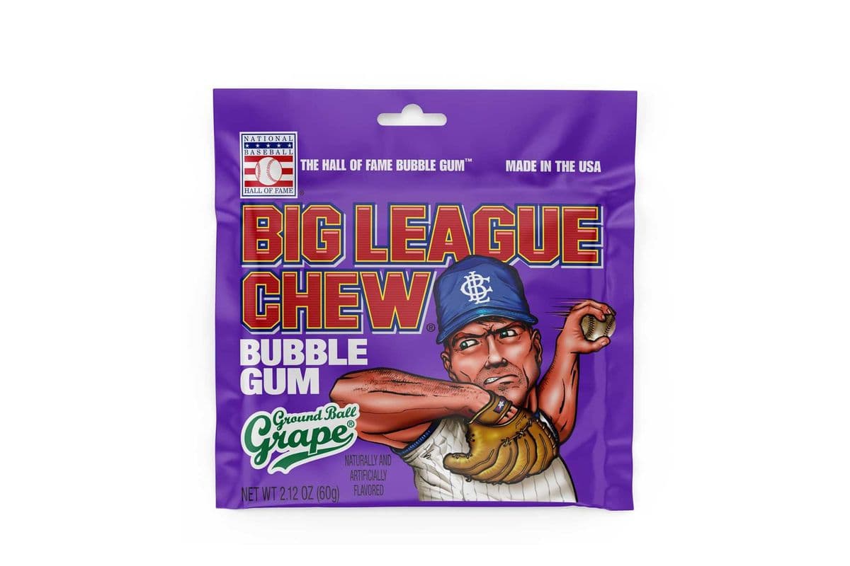 Big League Chew Bubble Gum Grape 60g