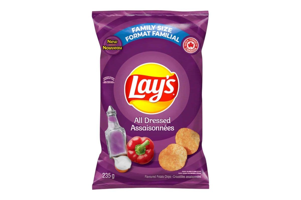 Lays All Dressed (220gm) (270 Cal)