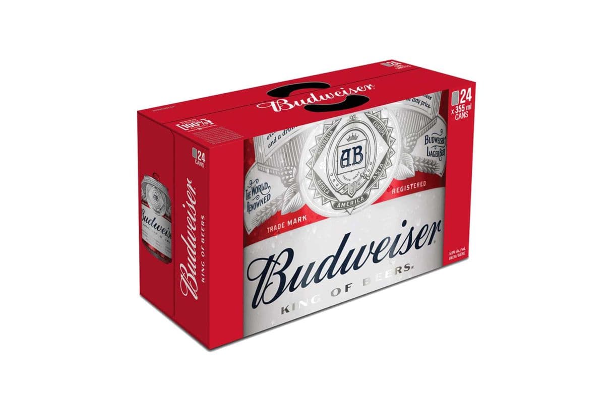 Budweiser (24 x 355 ml Cans)