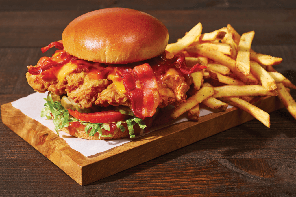 Spicy Honey Mustard Chicken Sandwich