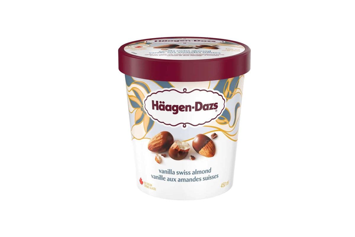 Haagen Dazs Ice Cream - Vanilla Almond (150ml)