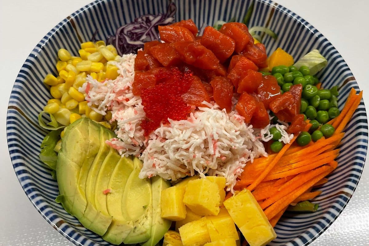 Marinated Salmon Poke