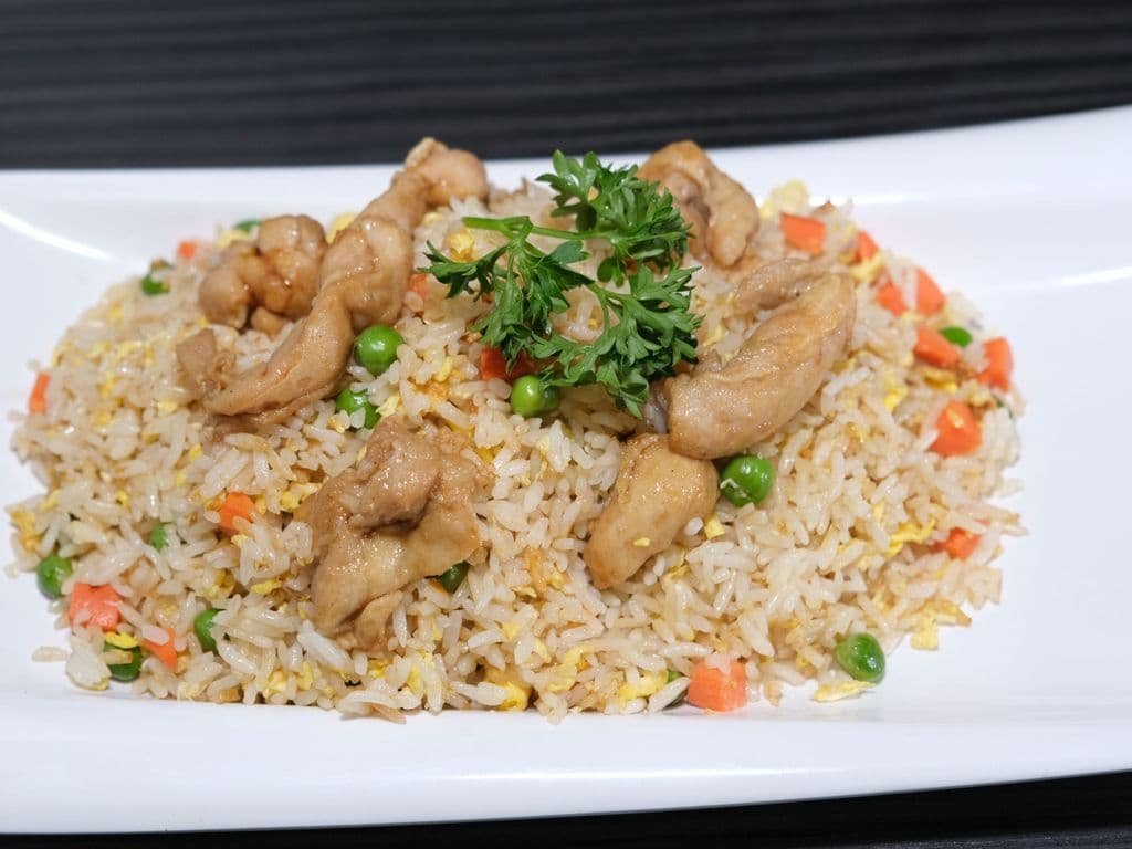 Chicken Fried Rice w/ Egg (鸡饭)