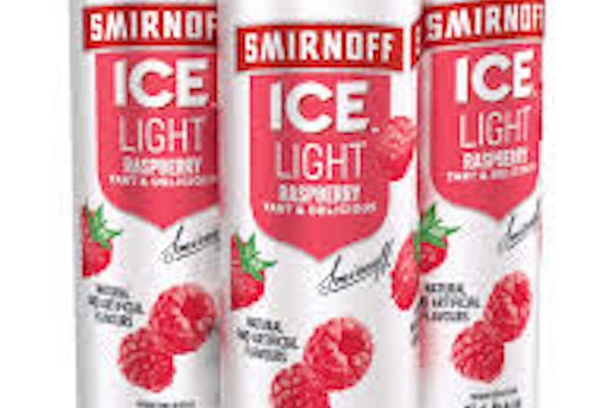 Smirnoff Ice Light Rasberry and Soda (4 Can) (1 x 355)