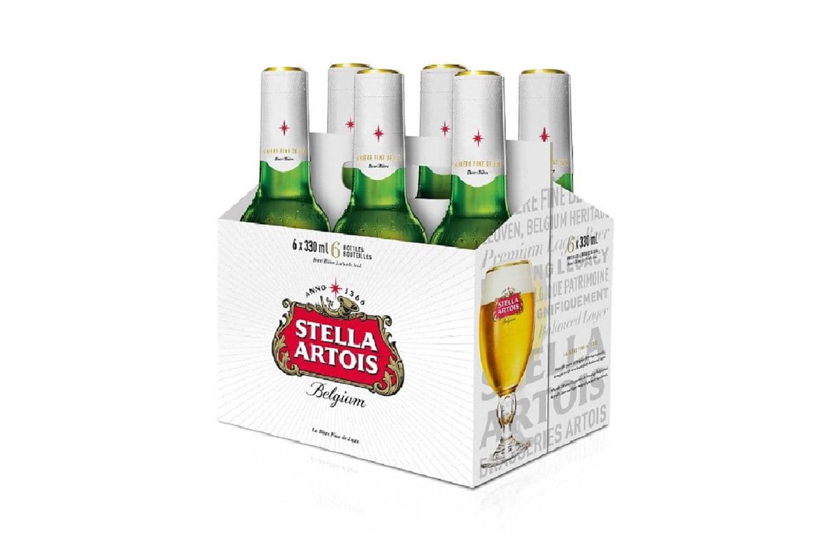 Stella Artois (6 Pack Bottles) (6 x 330 ml)