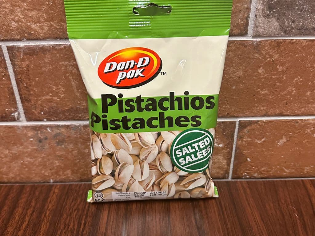 DAN D PAK SALTED PISTACHIOS 150G