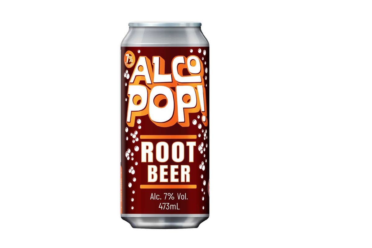 PAIR - AlcoPop Root Beer 2 x 473ml (7% ABV) (2 x 473 ml)