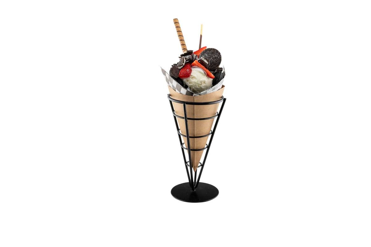 Charcoal Bubble Waffle (Cone)
