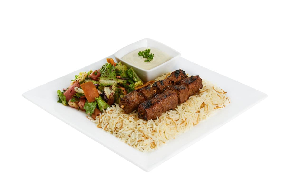 Shish Kabab (2 Skewers) Plate