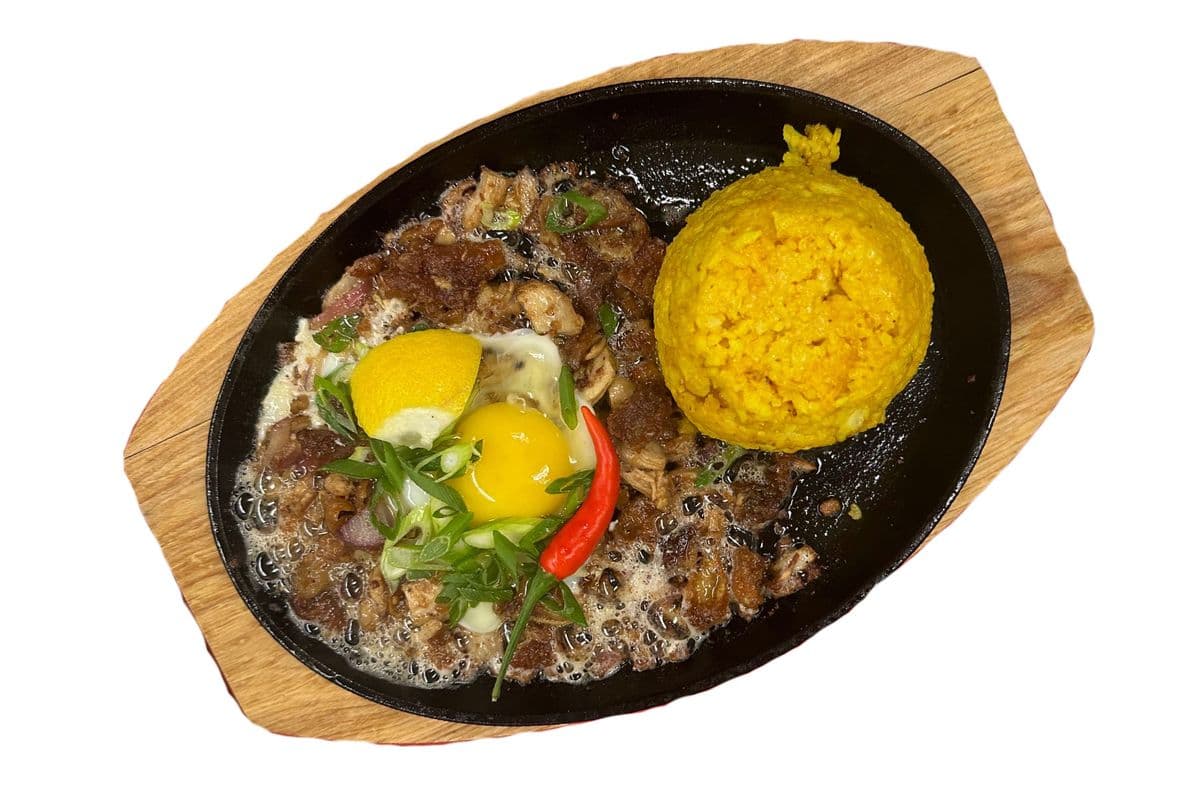 Sizzling Pork Sisig w/ java rice