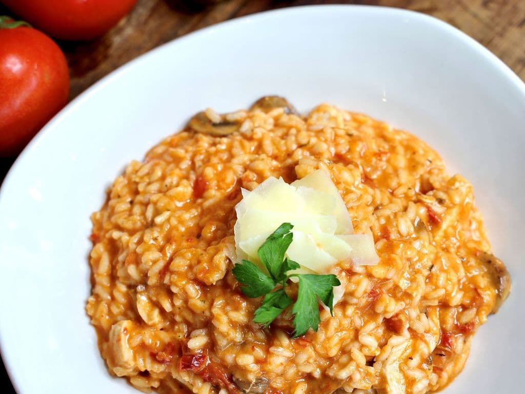 Risotto Creamy Rosa Chicken
