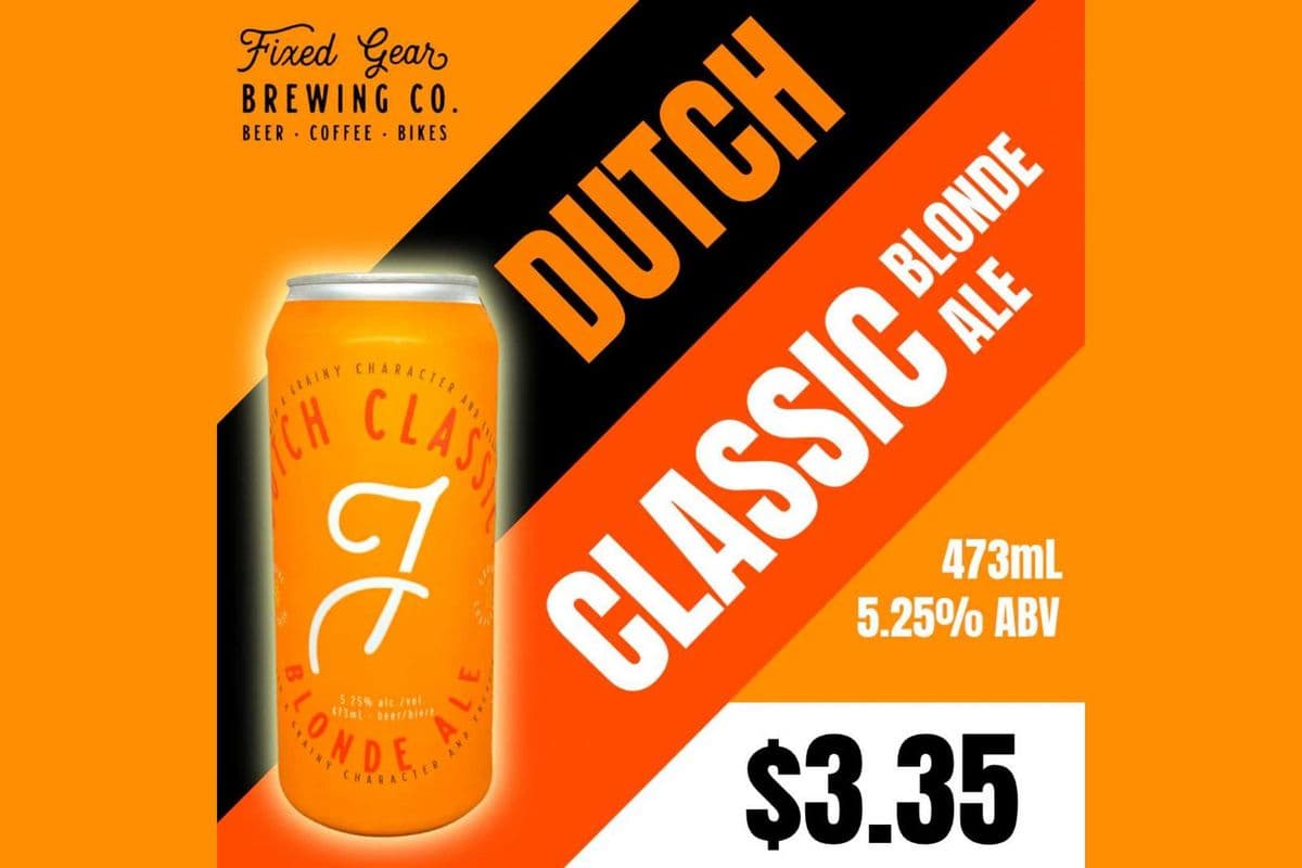 Dutch Blonde Classic Ale (16 oz Canned Beer) (1 x 473 mL)
