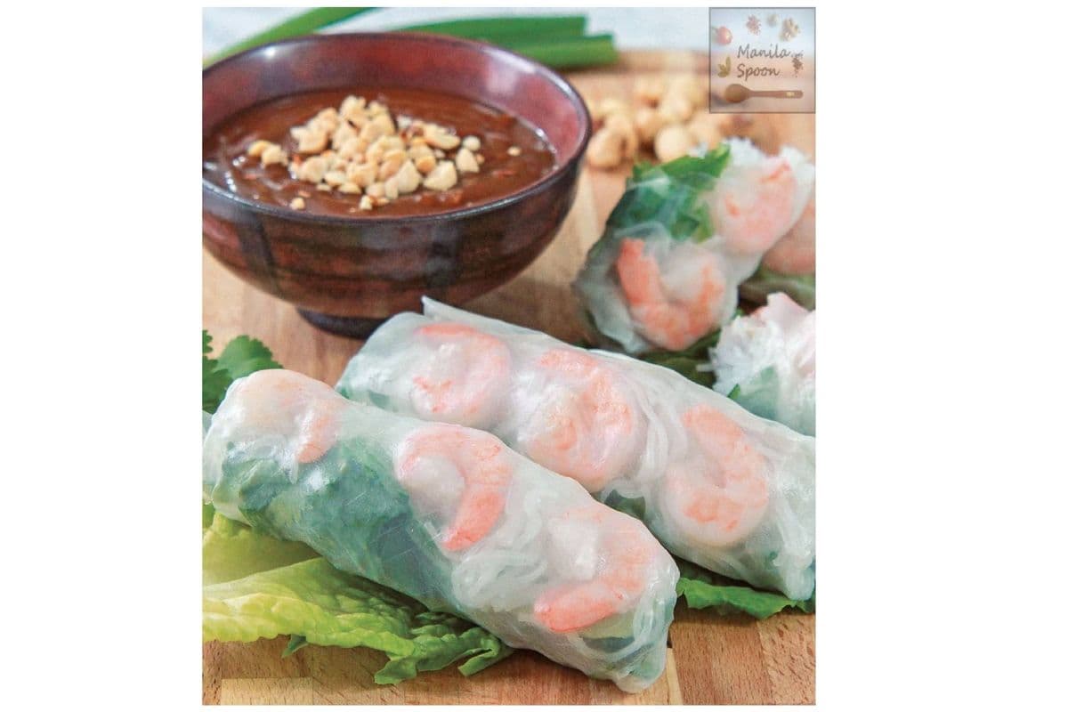 6. Shrimp Fresh Rolls (4 pcs)