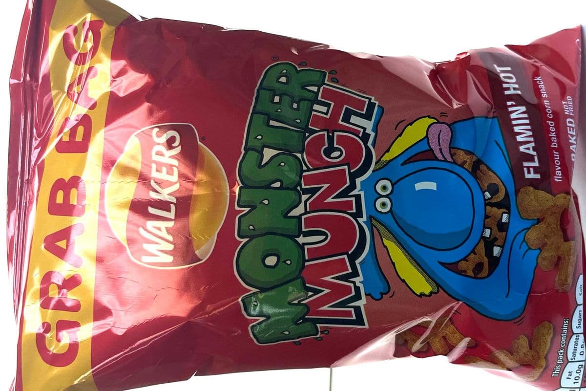 Monster Munch Crisps Flaming Hot