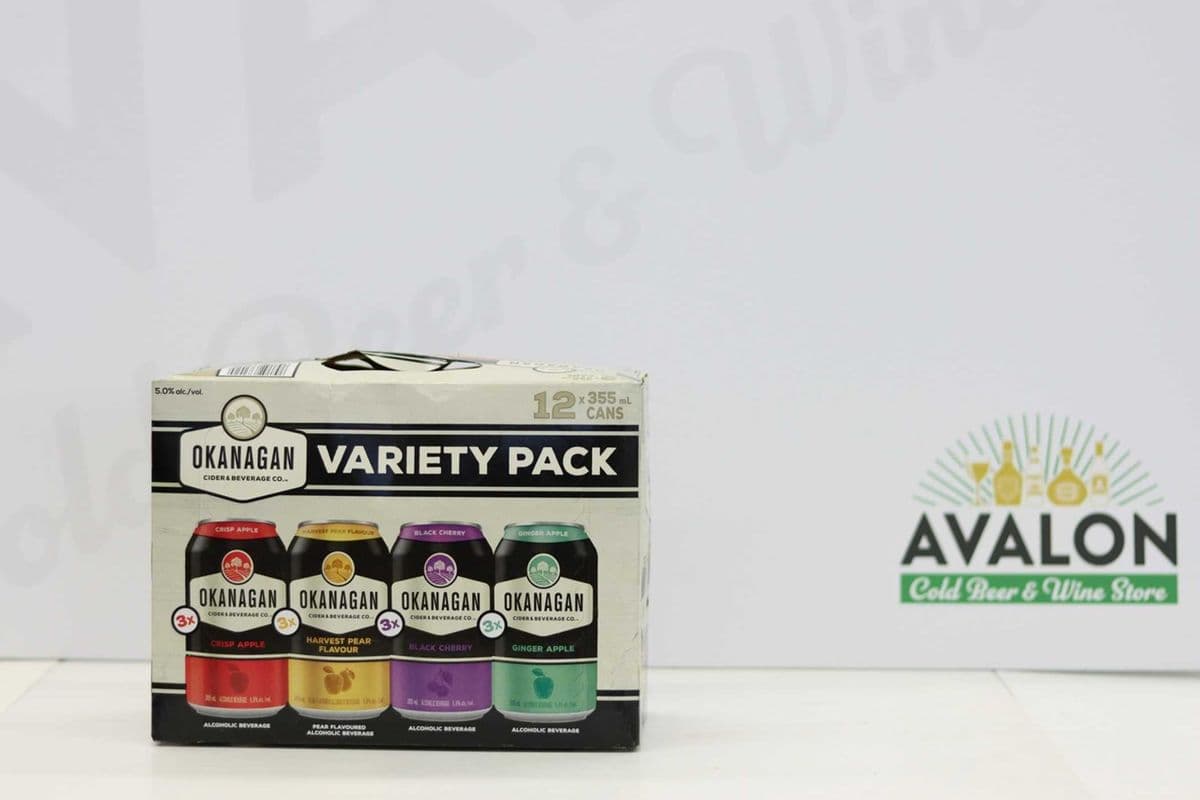 Okanagan Ciders Variety 12 Can Pack (12 x 355ml)