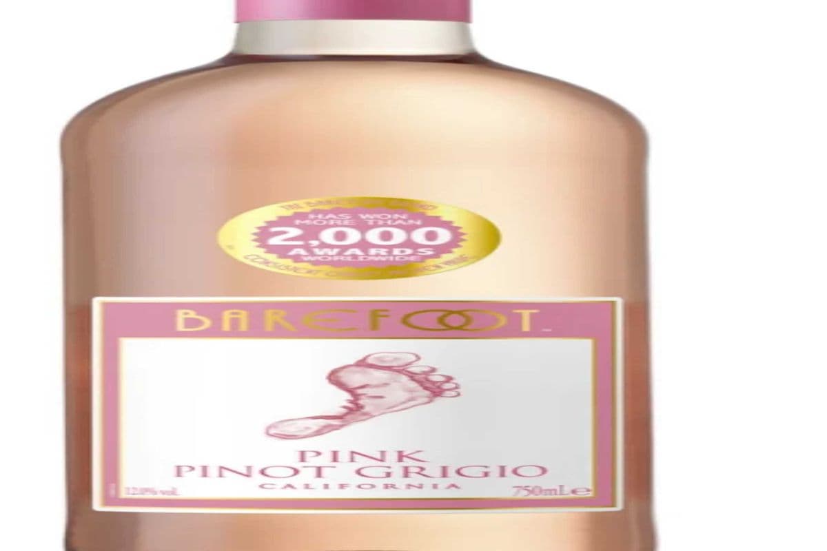 Barefoot Pink Pinot Grigio (750 ml) (1 x 750 ML)