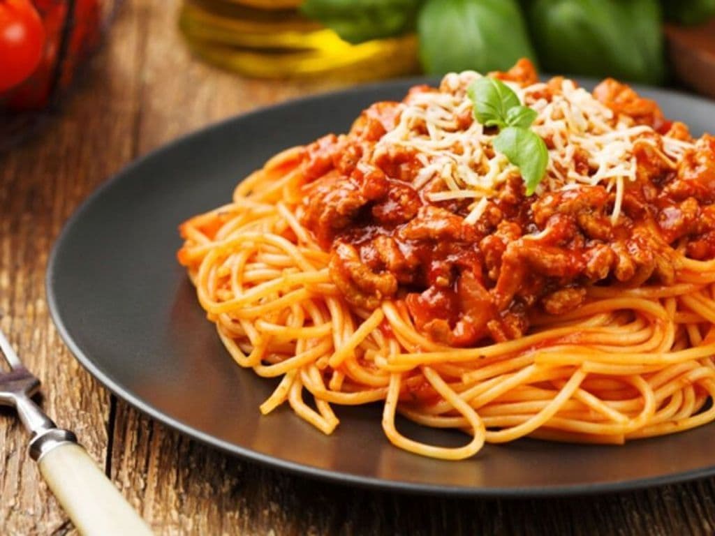 Spaghetti Bolognese.