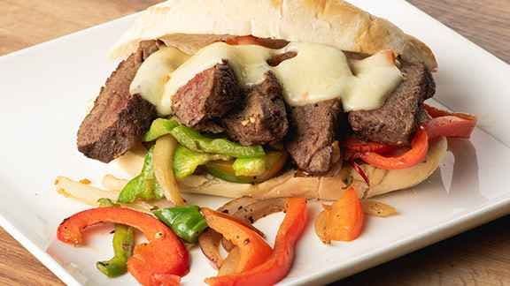 Beef Tenderloin Philly Sandwich