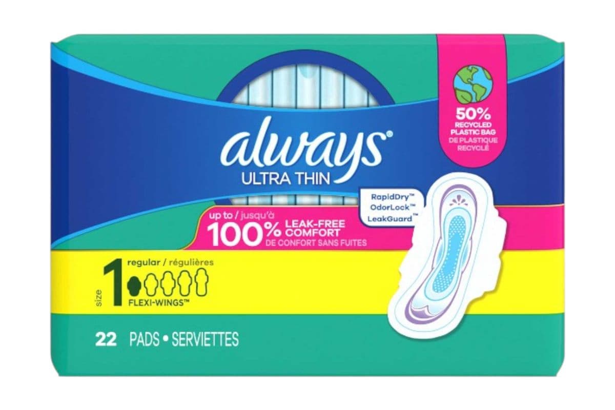 Ultra Mince Always Ultra Thin Regular Pads (22 Counts)