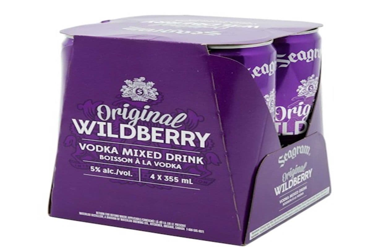 Seagram Original Wildberry 4 CANS (4 x 355 ML)