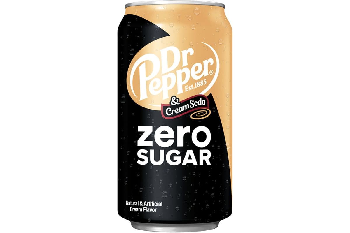 Dr. Pepper Cream Soda Zero Sugar Can (355 ml)