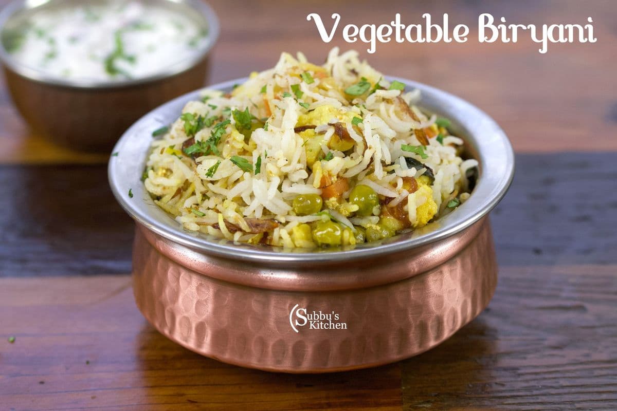 Biryani (Mixed Vegetables)