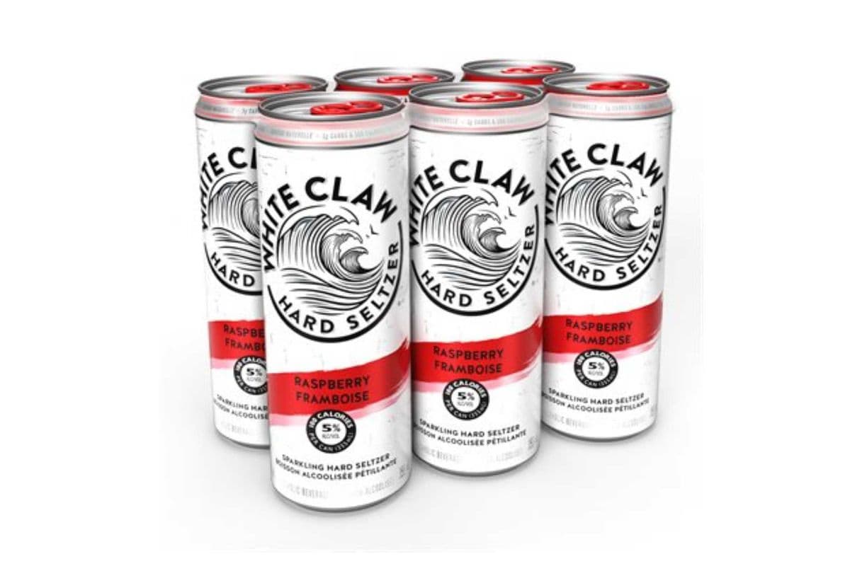 White Claw Raspberry 6 Can (6 x 355ml)