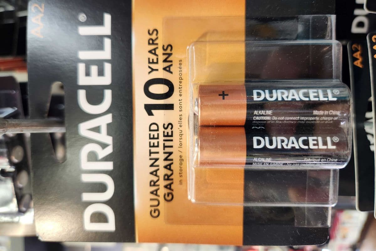 Duracell AA pack of 2 - Duracell AA paquet de 2
