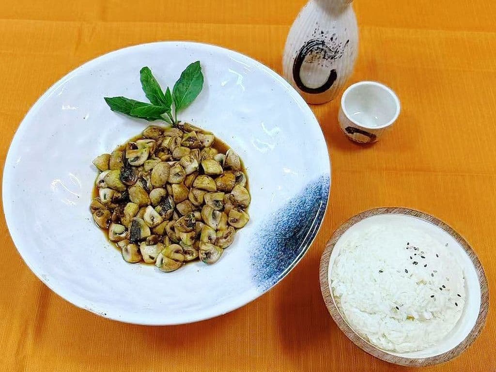 Pan Fried Butter Mushroom