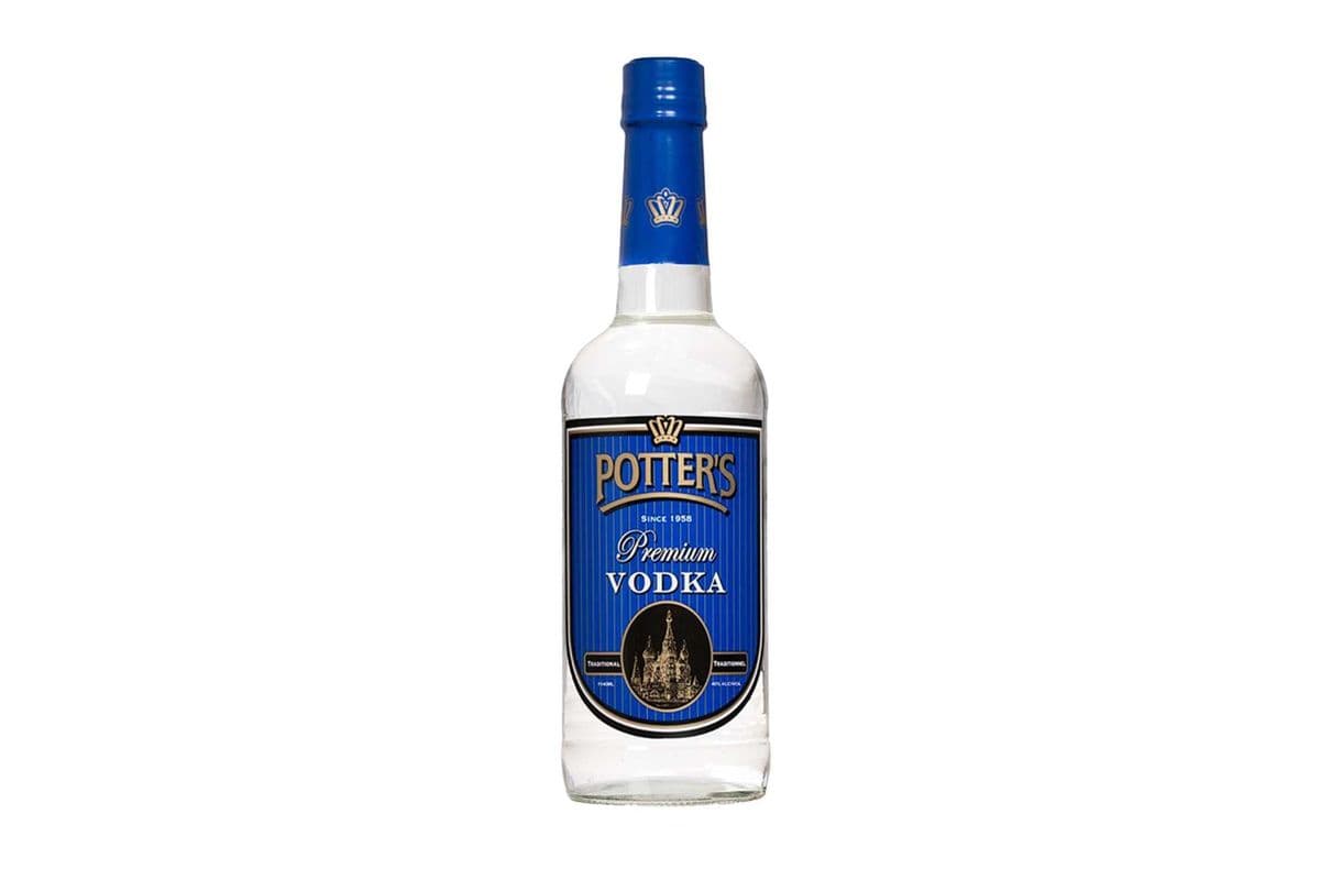 Potter's Vodka-750ml (1 x 750ml)