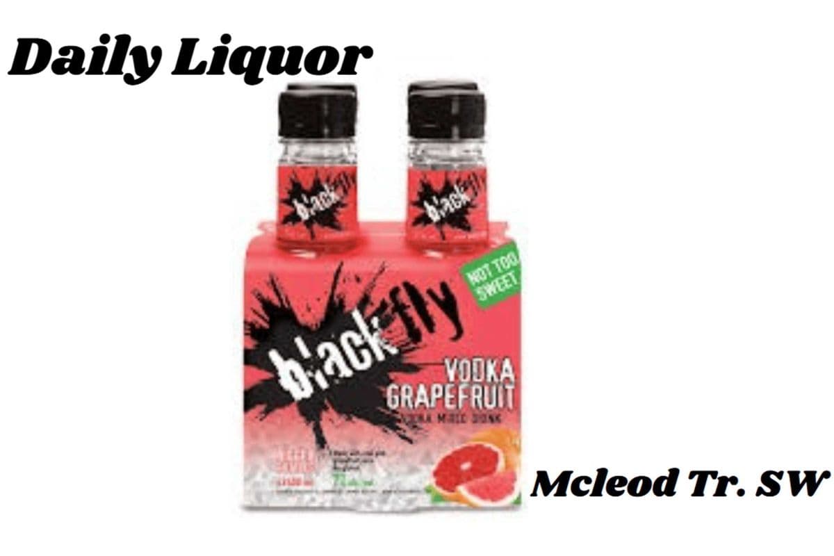 BLACK FLY VODKA GRAPEFRUIT 4 BOTTLES (1 x 4x400ML)