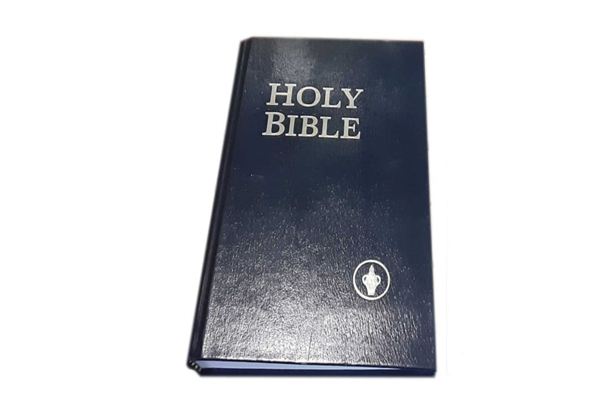 Holy Bible Black Hard Cover Bounded