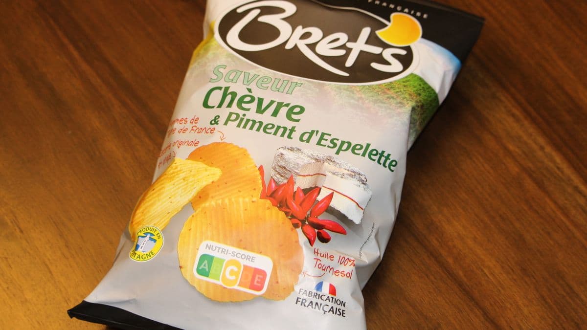 Goat Cheese and Chilli France Bret's Potato Chips (125 g)