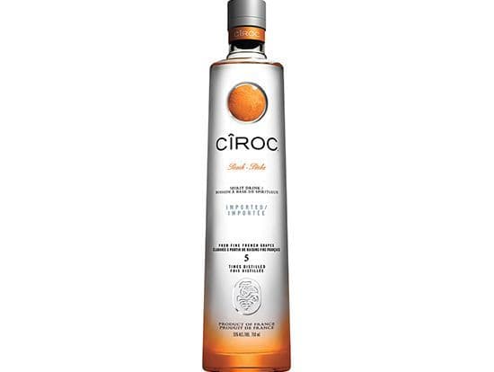 Ciroc Peach, 750mL vodka (40.0% ABV)