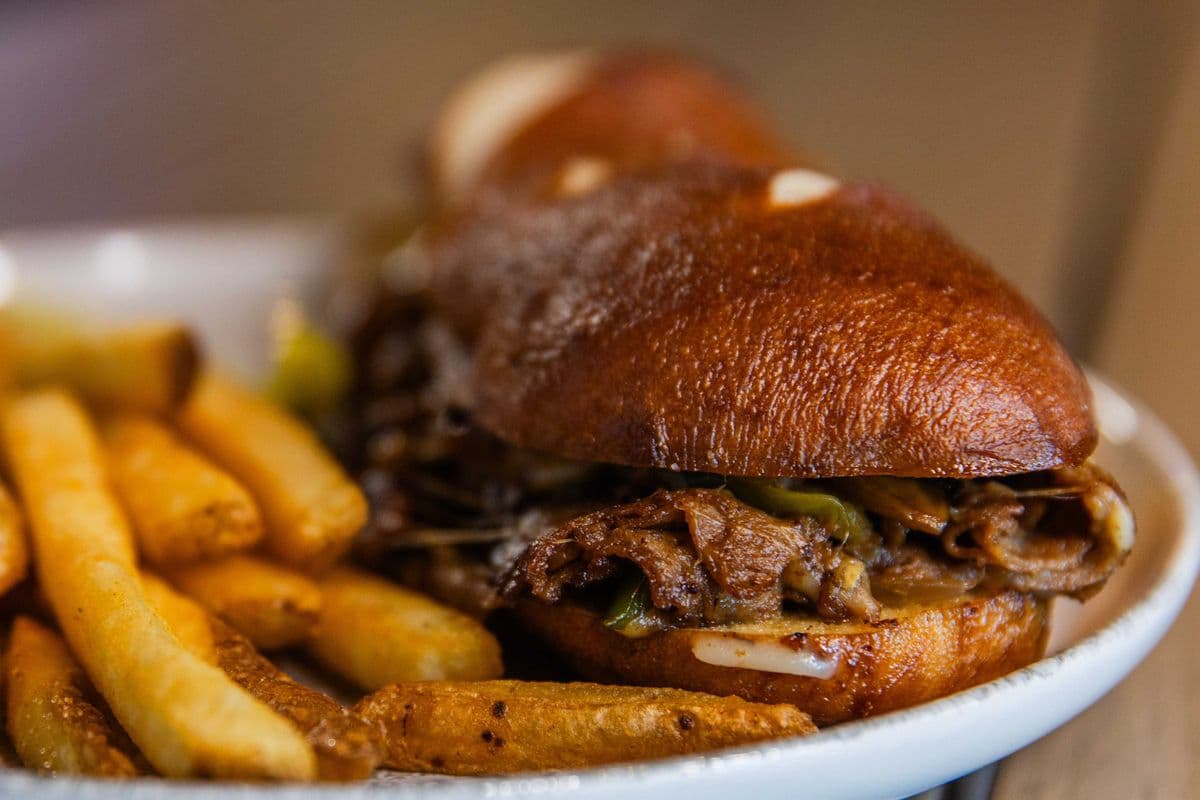 Cheese steak Hoagie