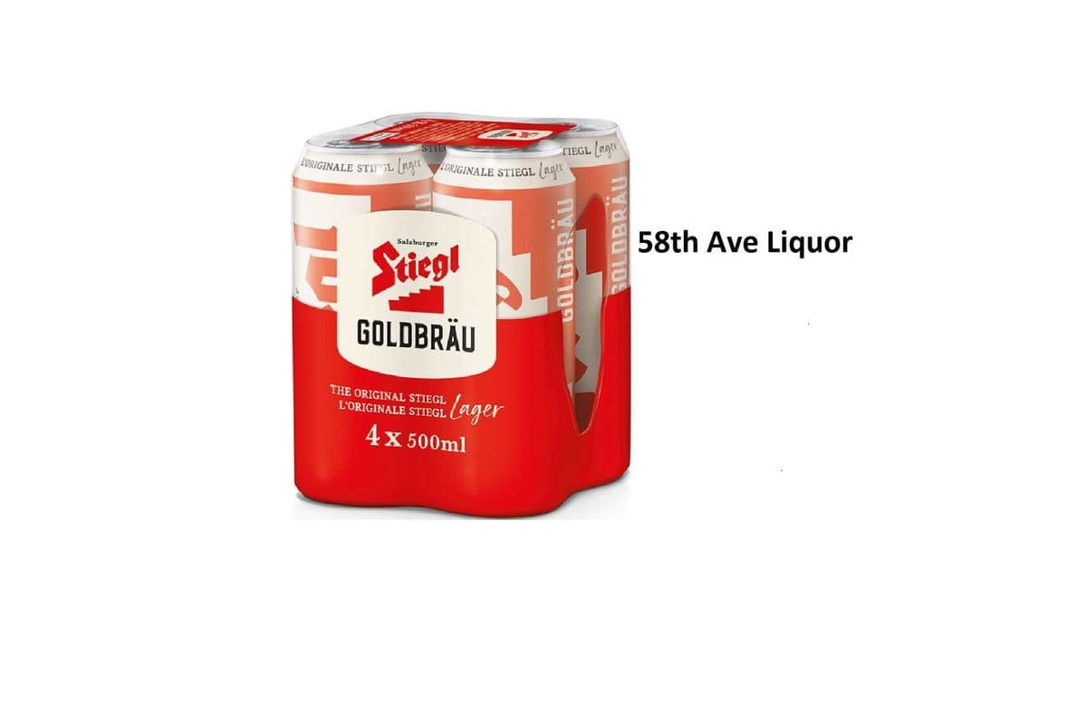 STIEGL GOLDBRAU LAGER 4 CANS (1 x 4x500ML)