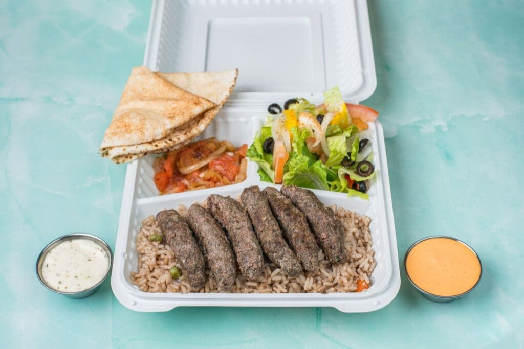 Beef Kebab (6 pcs) Combo