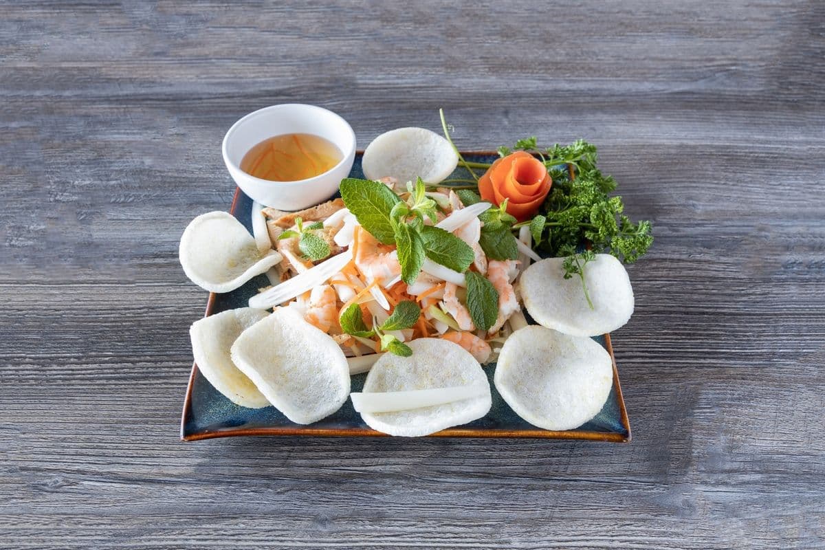 108. Chicken & Shrimp Lotus Salad