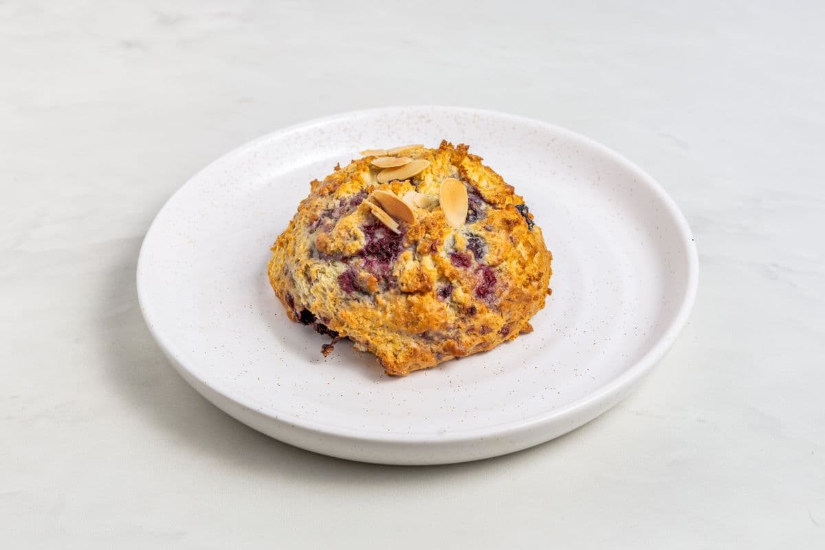 Berry and White Chocolate Scone