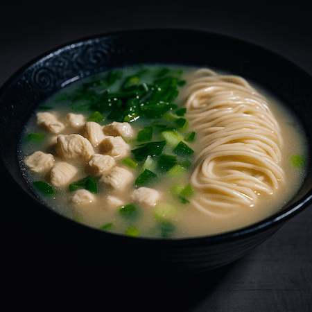 ShangHai Style Tender Braised Chicken Noodle Soup / 老上海嫩雞煨麵