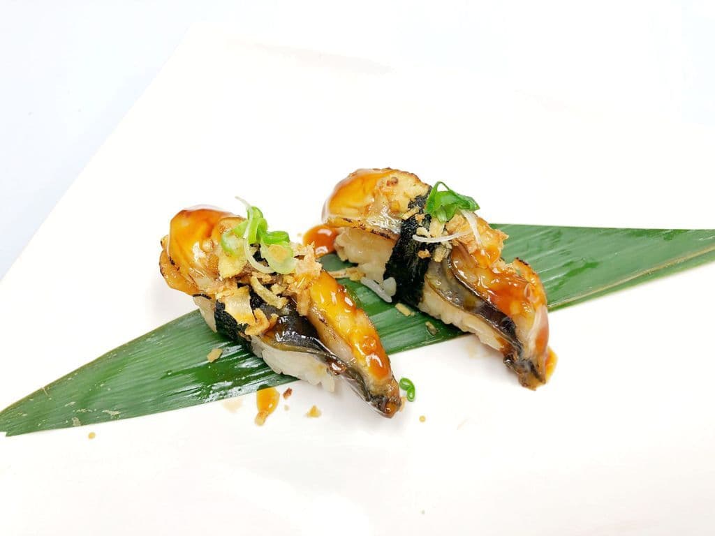 Roasted BBQ Eel Sushi （2 pc）