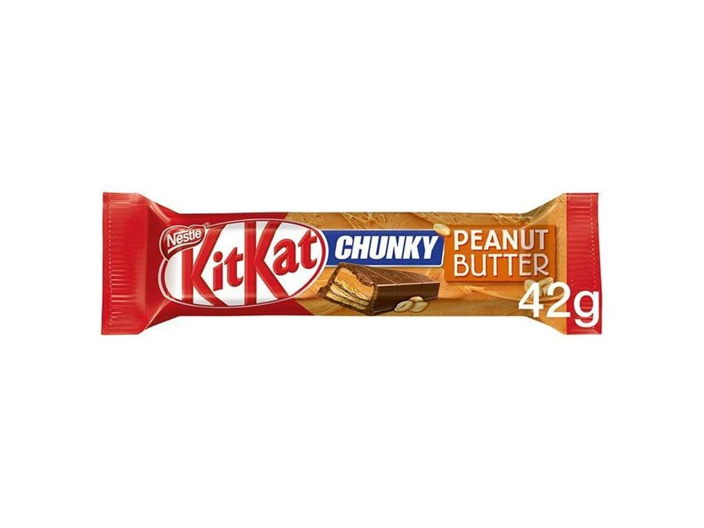 Nestle KitKat Chunky Peanut Butter 42g Nutty Milk Chocolate Wafer Bar