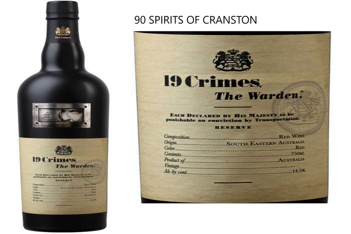 19 CRIMES THE WARDEN RED BLEND 750ML (1 x 750ML)