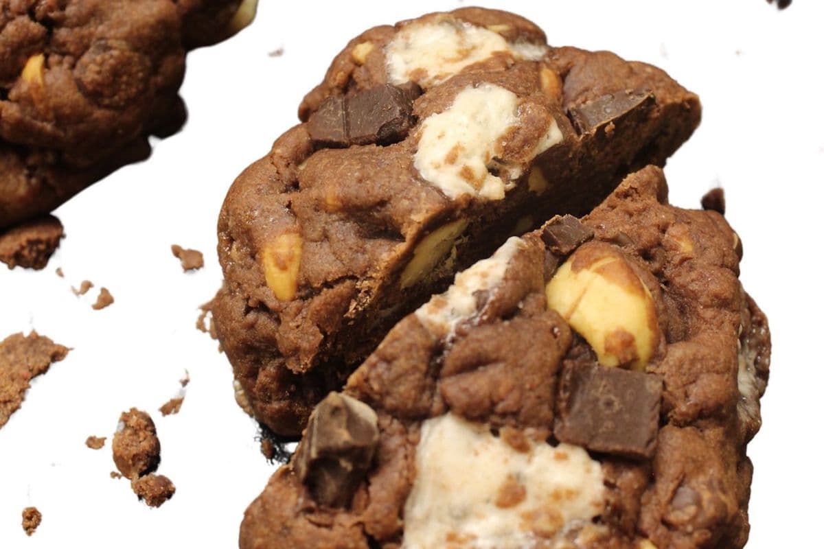 Rocky Road Chocolate Cookie