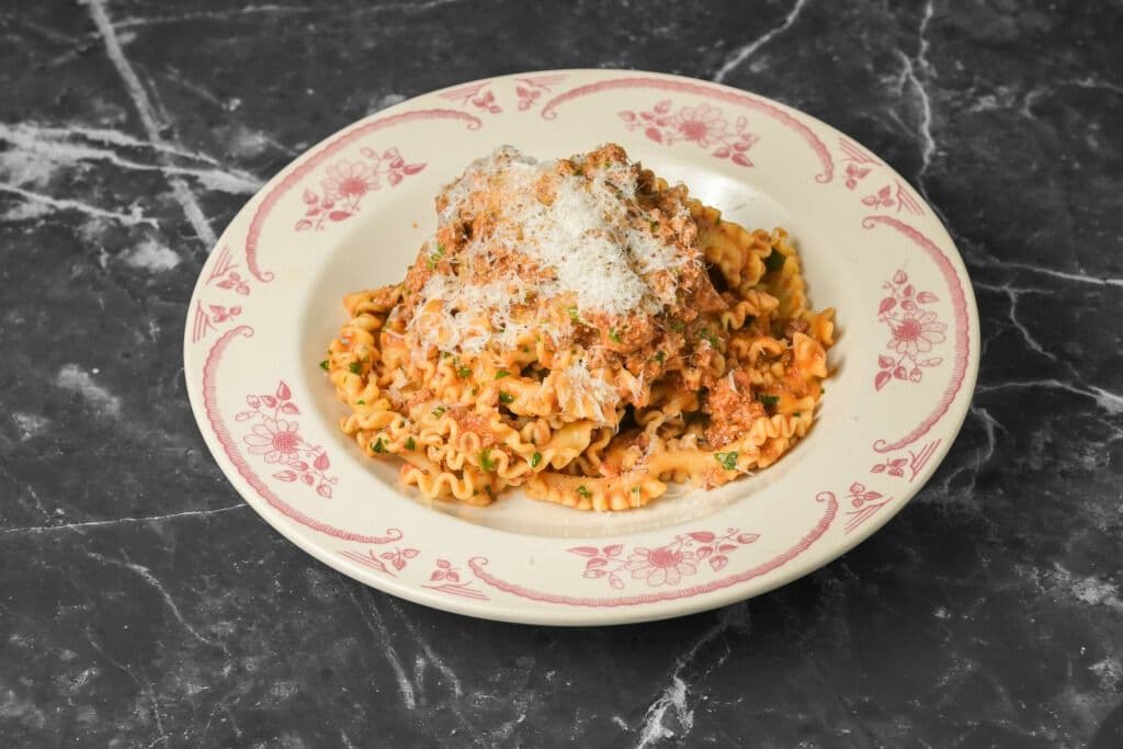 Mafaldine al Ragu d' Agnello