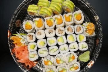 6B. Vegetarian Tray (38 PCS)